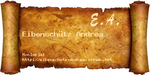 Eibenschütz Andrea névjegykártya
