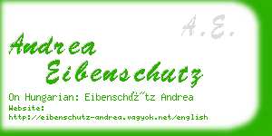 andrea eibenschutz business card